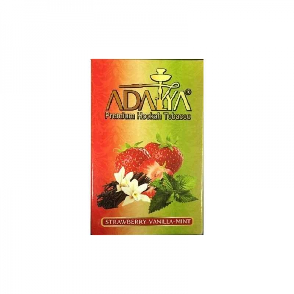 Купить Adalya – Strawberry Vanilla Mint (Клубника с ванилью и мятой)  50г