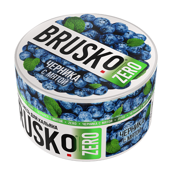 Купить Brusko Zero - Черника с мятой 250г